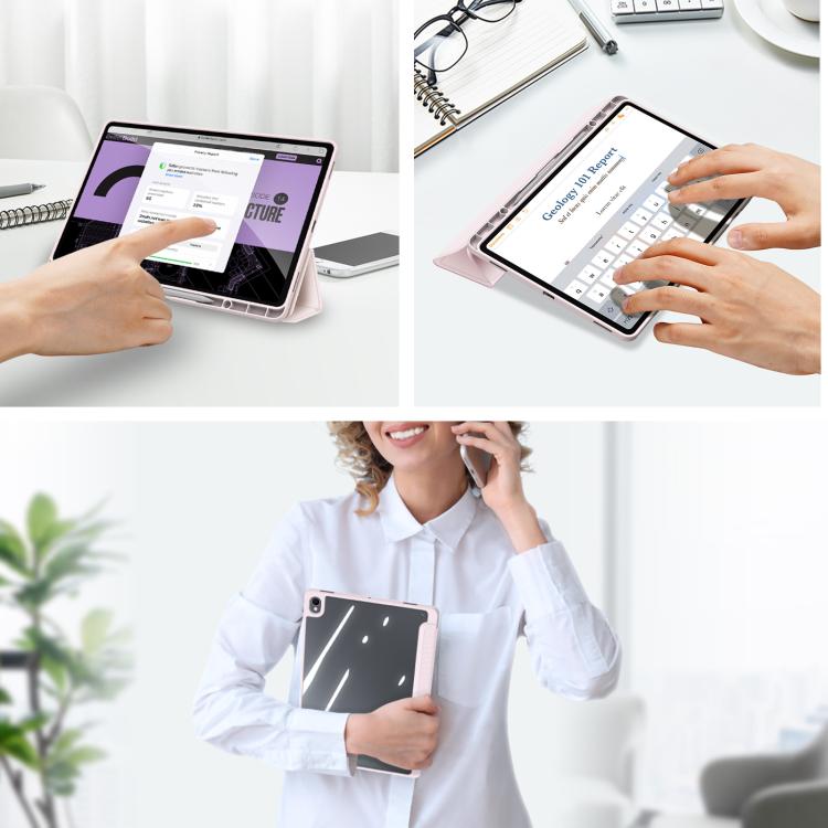 DUX DUCIS TOBY Series Antiskid Leather Tablet Case with Sleep / Wake-up Function, For Samsung Galaxy Tab S10 Lite / S10 FE, For Samsung Galaxy Tab S10 FE+, For Samsung Galaxy Tab S10 Ultra, For Samsung Galaxy Tab S10+, For Samsung Galaxy Tab S9 FE+    ...