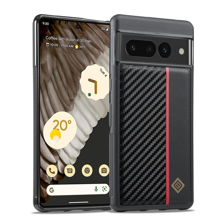 LC.IMEEKE 3 in 1 Carbon Fiber Texture Shockproof Phone Case, For Google Pixel 11 Pro XL, For Google Pixel 11 / 11 Pro, For Google Pixel 10 Pro XL, For Google Pixel 10 / 10 Pro, For Google Pixel 9a, For Google Pixel 9 Pro XL, For Google Pixel 9 / 9 Pro ...