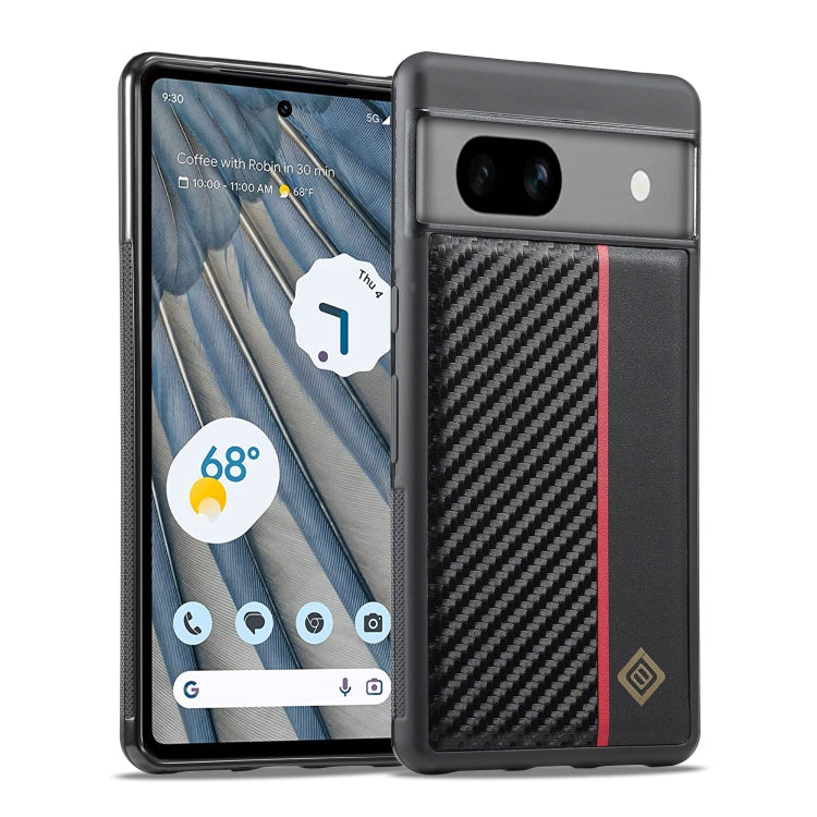 LC.IMEEKE 3 in 1 Carbon Fiber Texture Shockproof Phone Case, For Google Pixel 11 Pro XL, For Google Pixel 11 / 11 Pro, For Google Pixel 10 Pro XL, For Google Pixel 10 / 10 Pro, For Google Pixel 9a, For Google Pixel 9 Pro XL, For Google Pixel 9 / 9 Pro ...