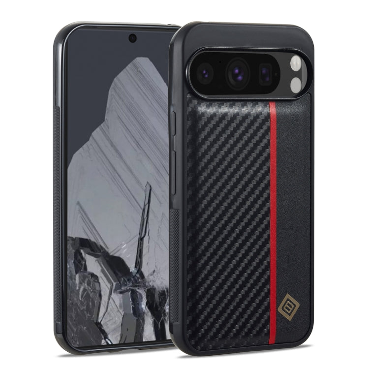 LC.IMEEKE 3 in 1 Carbon Fiber Texture Shockproof Phone Case, For Google Pixel 11 Pro XL, For Google Pixel 11 / 11 Pro, For Google Pixel 10 Pro XL, For Google Pixel 10 / 10 Pro, For Google Pixel 9a, For Google Pixel 9 Pro XL, For Google Pixel 9 / 9 Pro ...