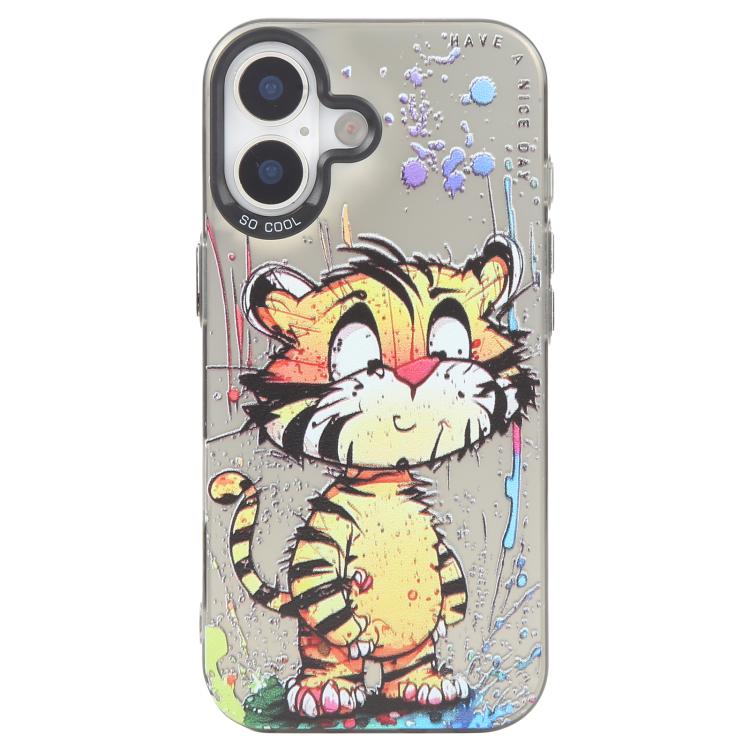 Animal Pattern Oil Painting Series PC + TPU Phone Case, For iPhone 16