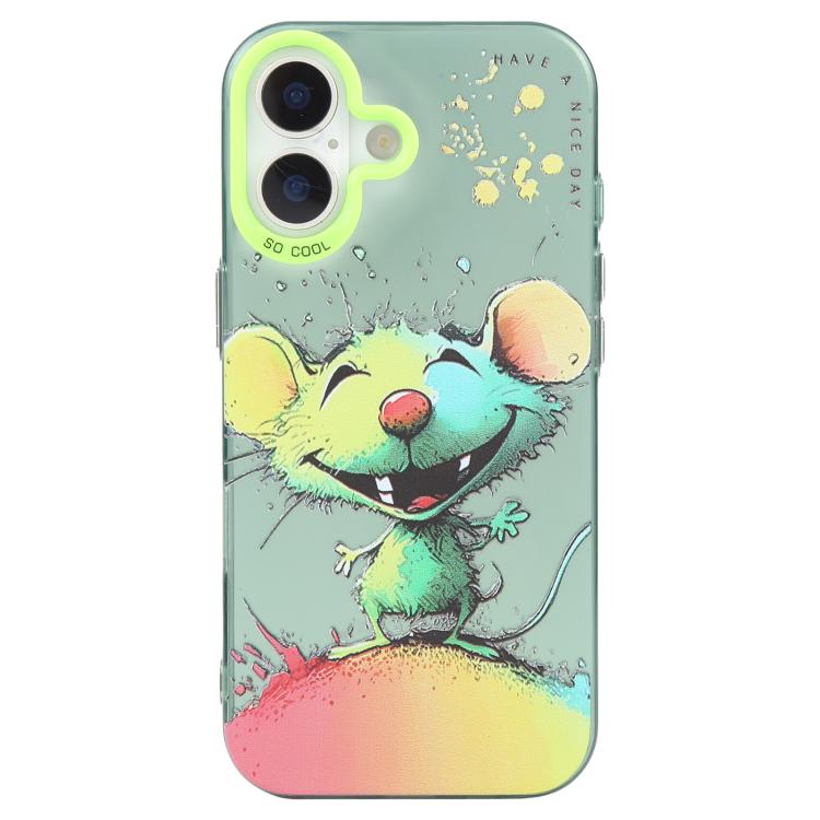 Animal Pattern Oil Painting Series PC + TPU Phone Case, For iPhone 16