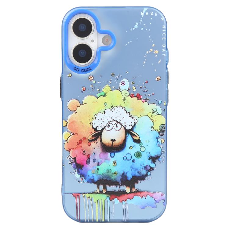 Animal Pattern Oil Painting Series PC + TPU Phone Case, For iPhone 16