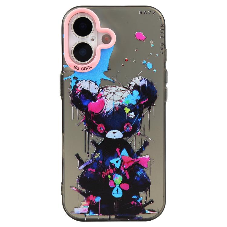 Animal Pattern Oil Painting Series PC + TPU Phone Case, For iPhone 16