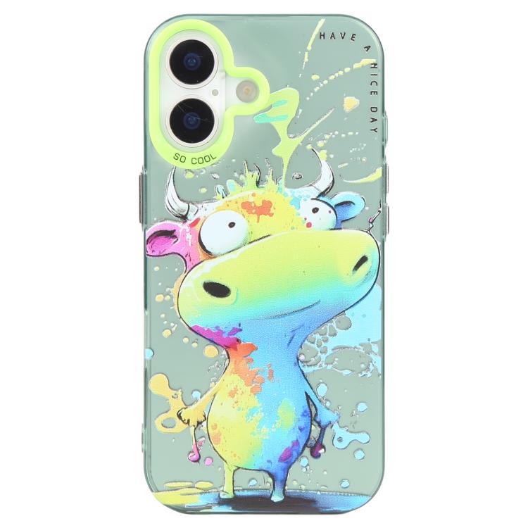 Animal Pattern Oil Painting Series PC + TPU Phone Case, For iPhone 17