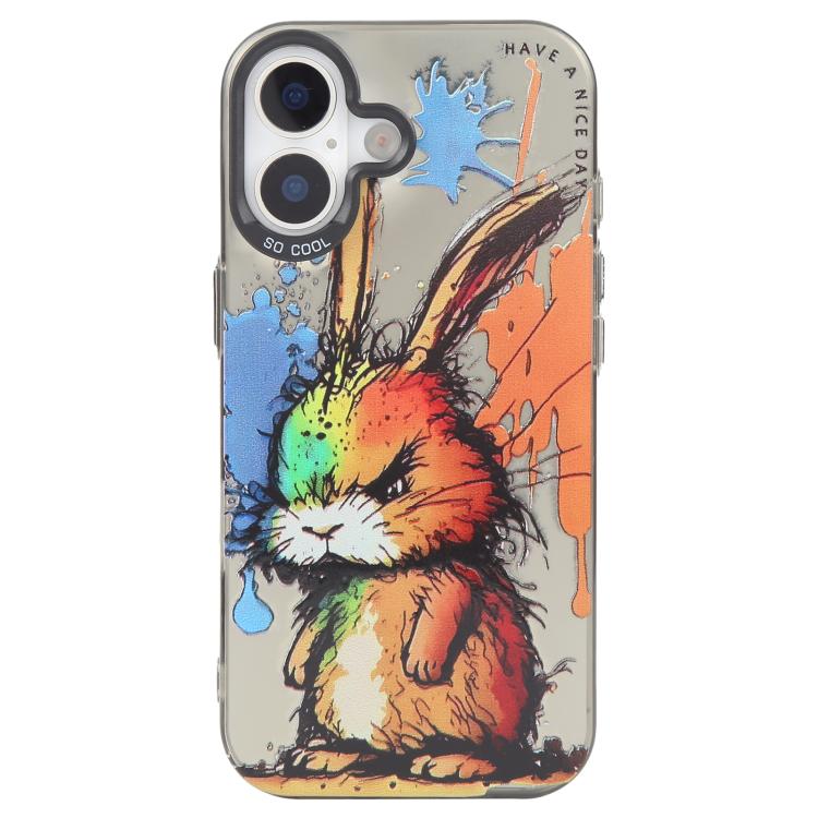 Animal Pattern Oil Painting Series PC + TPU Phone Case, For iPhone 17