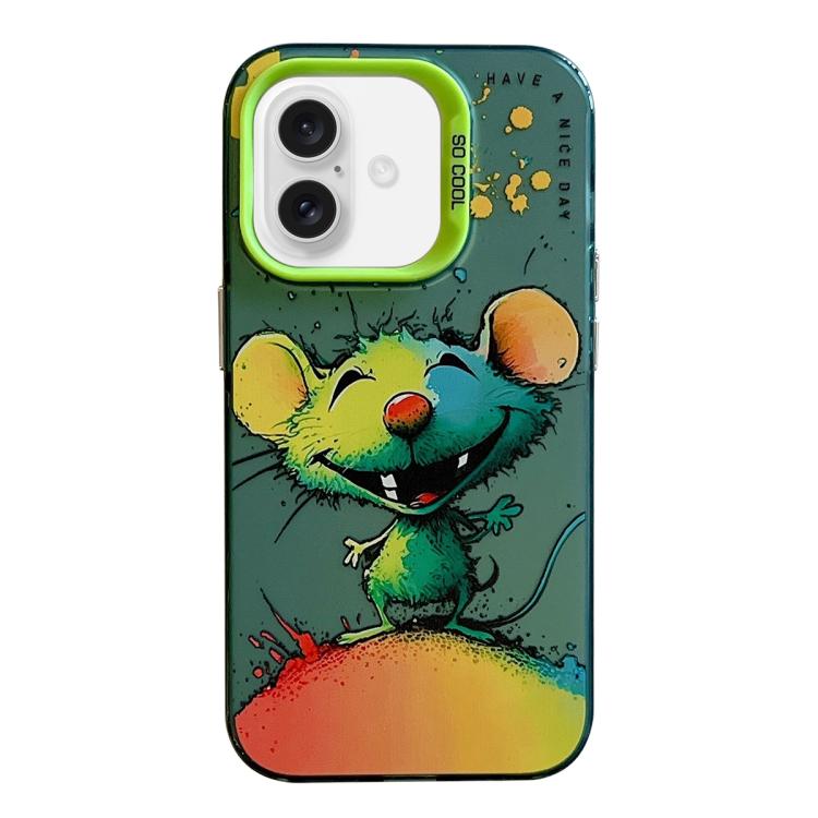 Animal Pattern Oil Painting Series PC + TPU Phone Case, For iPhone Air