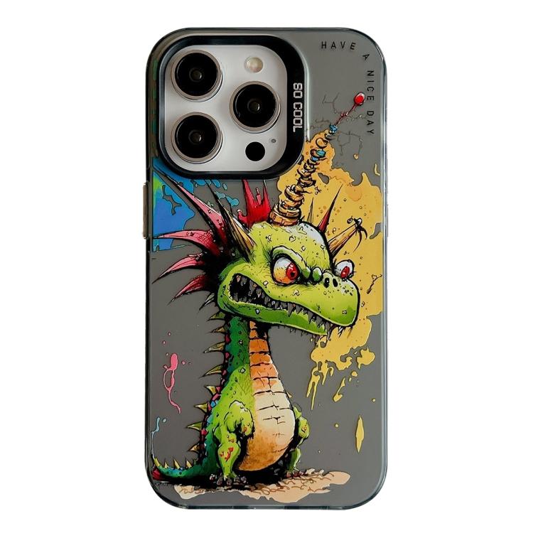 Animal Pattern Oil Painting Series PC + TPU Phone Case, For iPhone 17 Pro