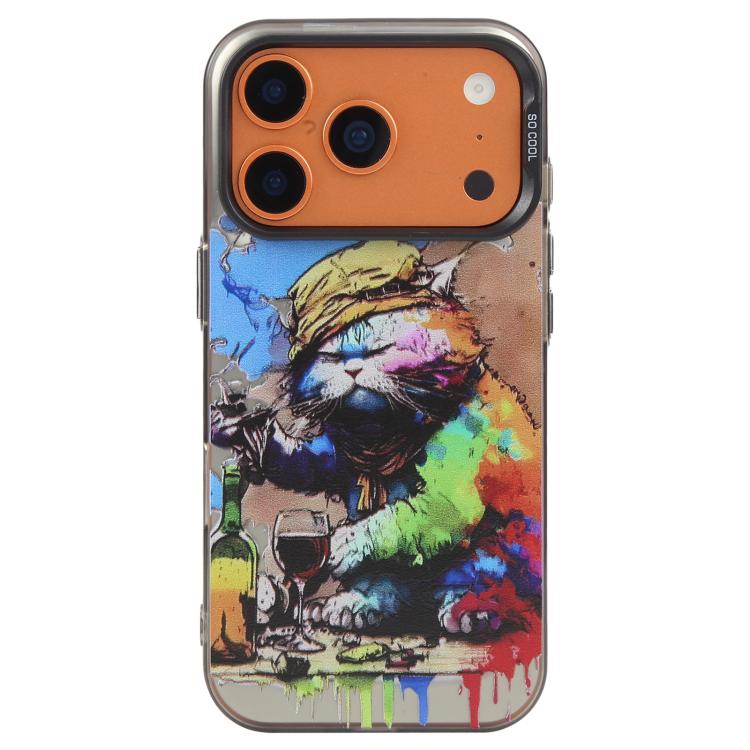 Animal Pattern Oil Painting Series PC + TPU Phone Case, For iPhone 17e / 16e