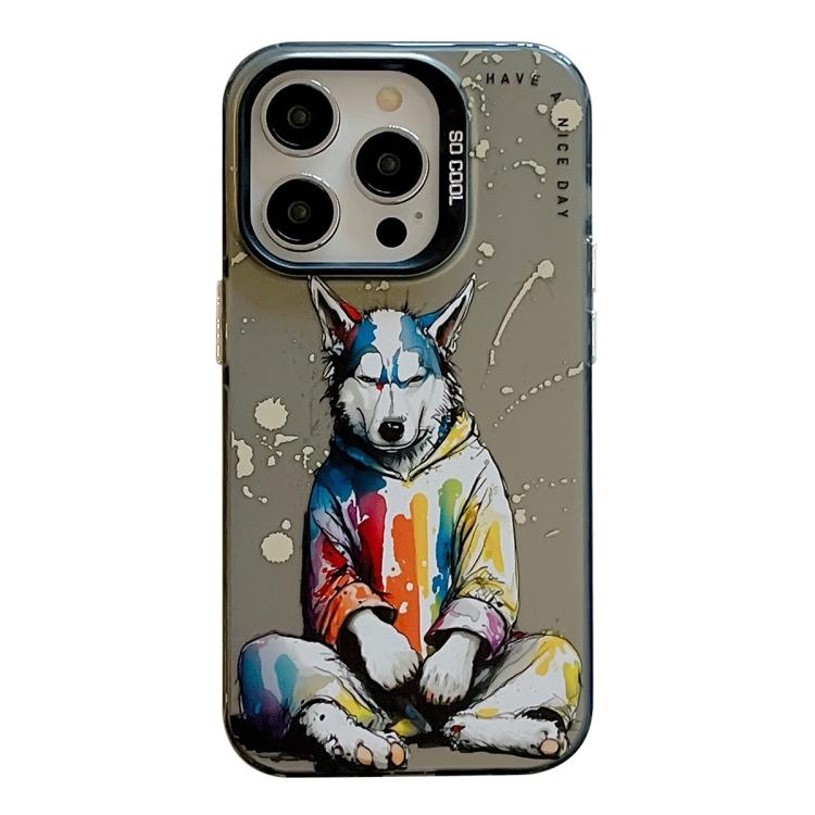 Animal Pattern Oil Painting Series PC + TPU Phone Case, For iPhone 17 Pro