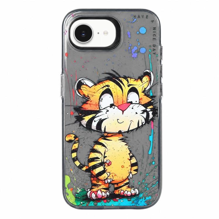 Animal Pattern Oil Painting Series PC + TPU Phone Case, For iPhone 17 Pro