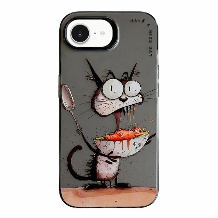 Animal Pattern Oil Painting Series PC + TPU Phone Case, For iPhone 17 Pro