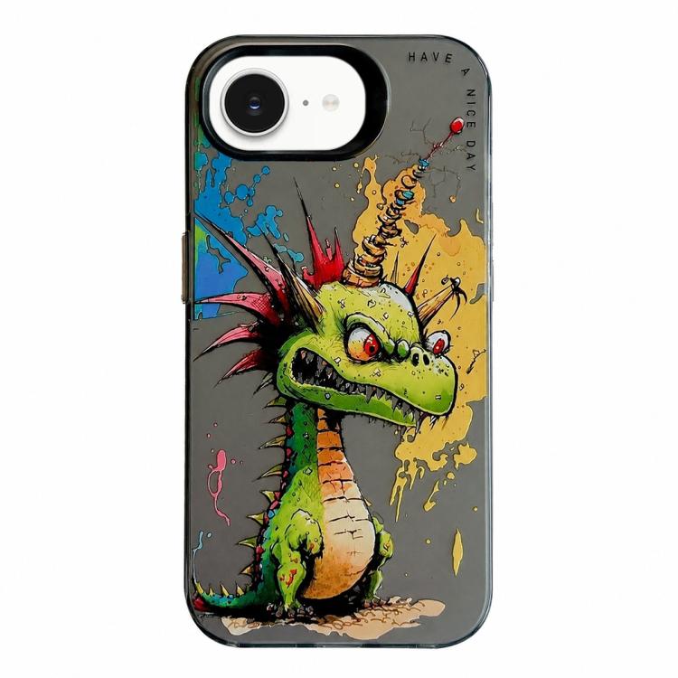 Animal Pattern Oil Painting Series PC + TPU Phone Case, For iPhone 17 Pro