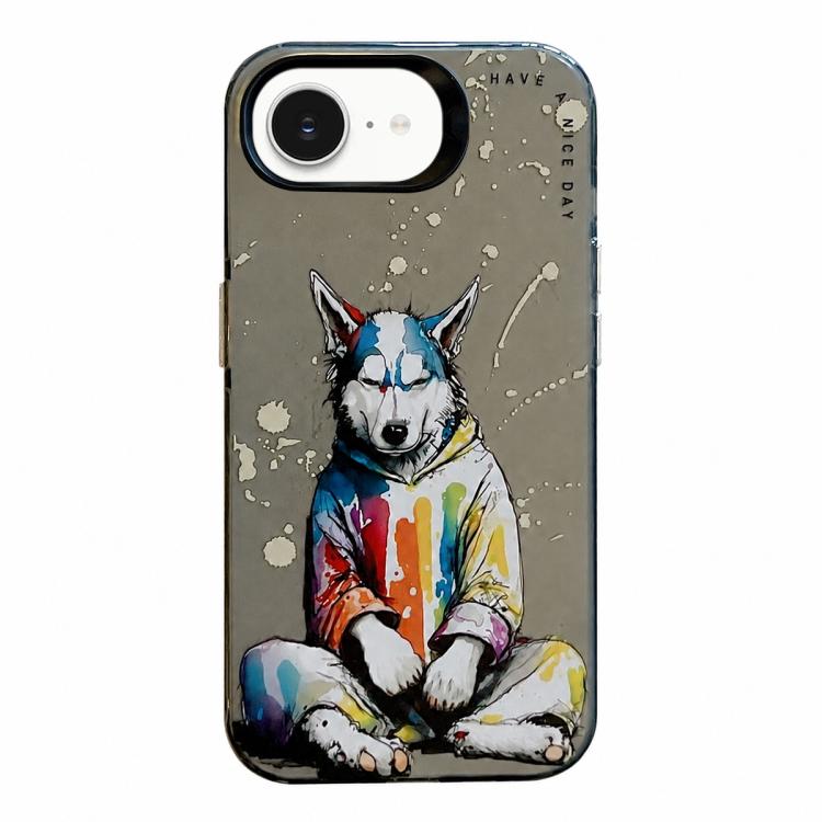 Animal Pattern Oil Painting Series PC + TPU Phone Case, For iPhone 17 Pro