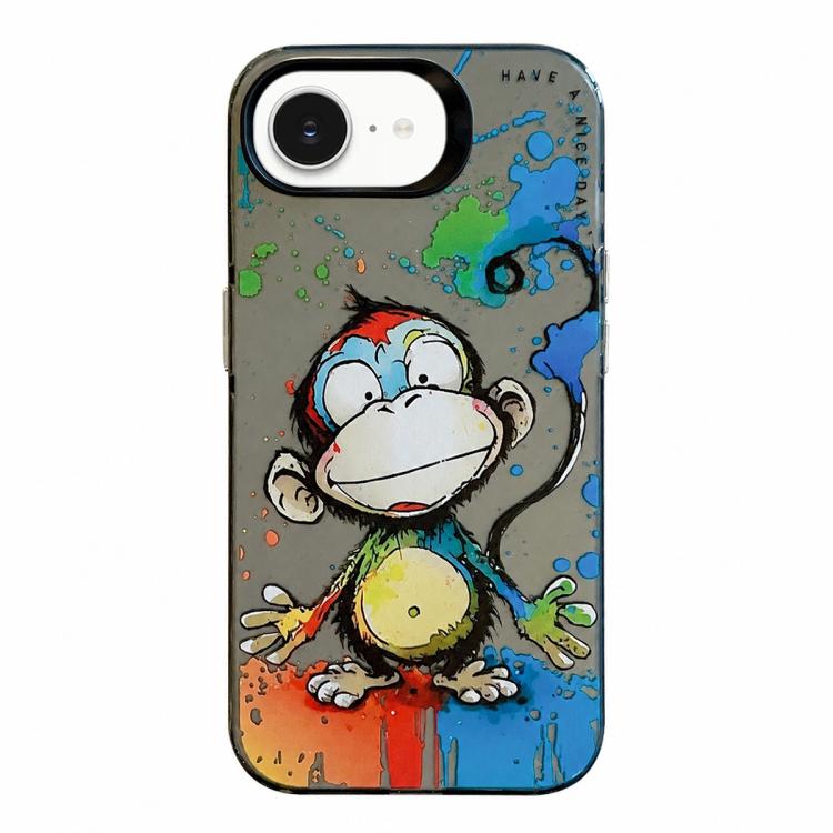 Animal Pattern Oil Painting Series PC + TPU Phone Case, For iPhone 17 Pro