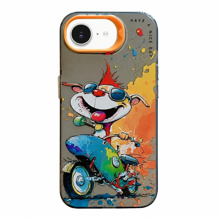 Animal Pattern Oil Painting Series PC + TPU Phone Case, For iPhone 17 Pro