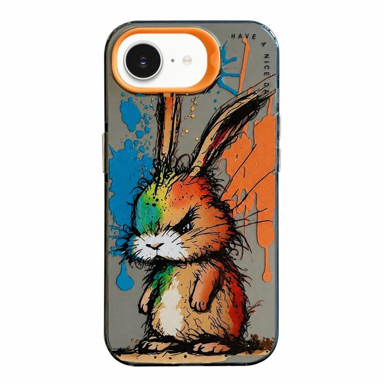 Animal Pattern Oil Painting Series PC + TPU Phone Case, For iPhone 17 Pro
