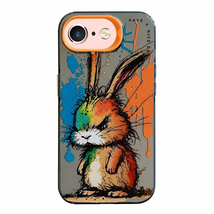 Animal Pattern Oil Painting Series PC + TPU Phone Case, For iPhone 6s / 6