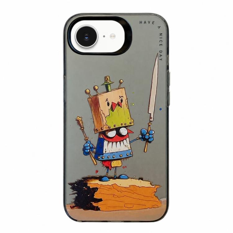 Animal Pattern Oil Painting Series PC + TPU Phone Case, For iPhone 7 / 8 / SE 2020