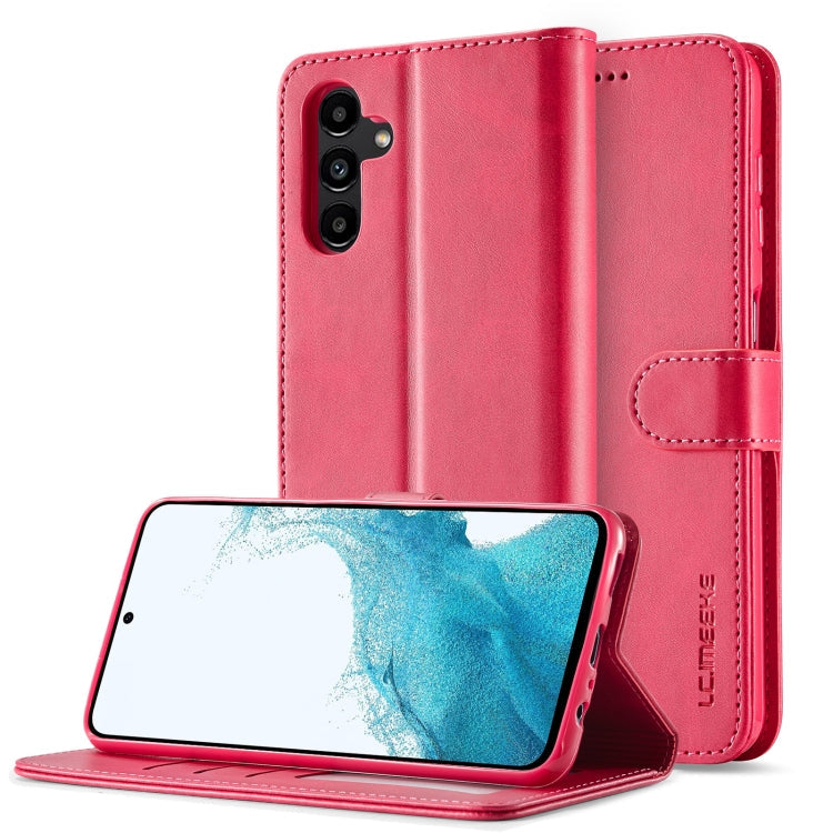LC.IMEEKE Calf Texture Leather Phone Case, For Samsung Galaxy A35 5G, For Samsung Galaxy S24 Ultra 5G, For Samsung Galaxy S24+ 5G, For Samsung Galaxy S24 5G