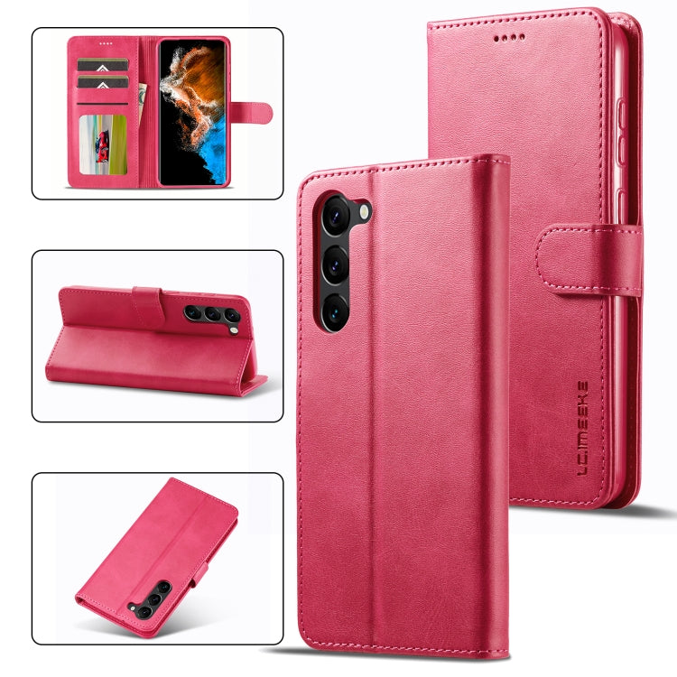 LC.IMEEKE Calf Texture Leather Phone Case, For Samsung Galaxy S23 FE 5G, For Samsung Galaxy A55 5G, For Samsung Galaxy S24+ 5G, For Samsung Galaxy S24 5G