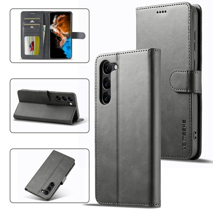 LC.IMEEKE Calf Texture Leather Phone Case, For Samsung Galaxy S23 FE 5G, For Samsung Galaxy A55 5G, For Samsung Galaxy S24+ 5G, For Samsung Galaxy S24 5G
