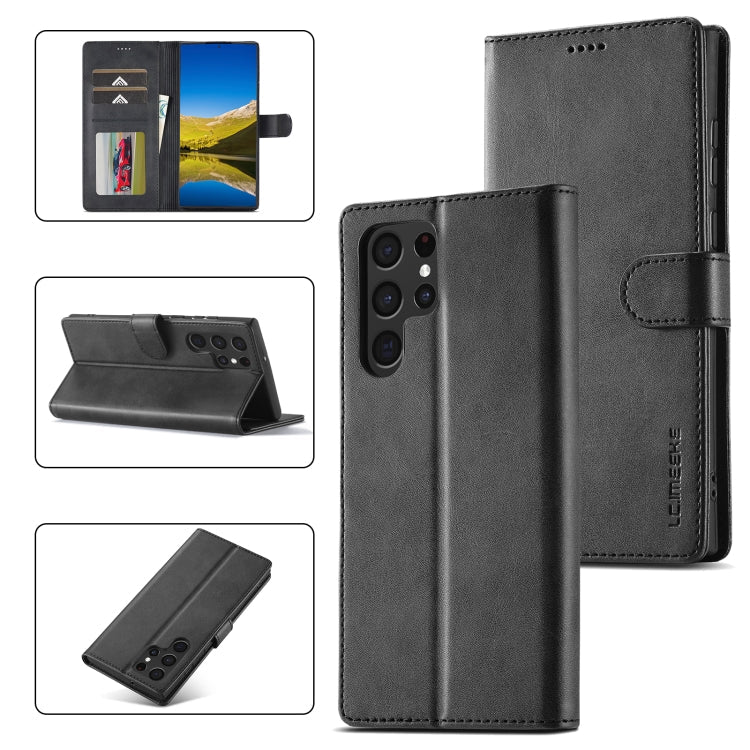 LC.IMEEKE Calf Texture Leather Phone Case, For Samsung Galaxy S23 FE 5G, For Samsung Galaxy A55 5G, For Samsung Galaxy A05, For Samsung Galaxy A05S