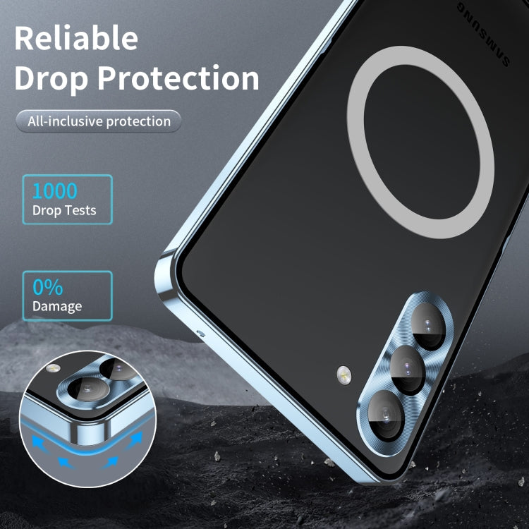 MagSafe Magnetic Frosted Metal Phone Case, For Samsung Galaxy S24 Ultra 5G, For Samsung Galaxy S24+ 5G, For Samsung Galaxy S24 5G, For Samsung Galaxy S23 FE 5G