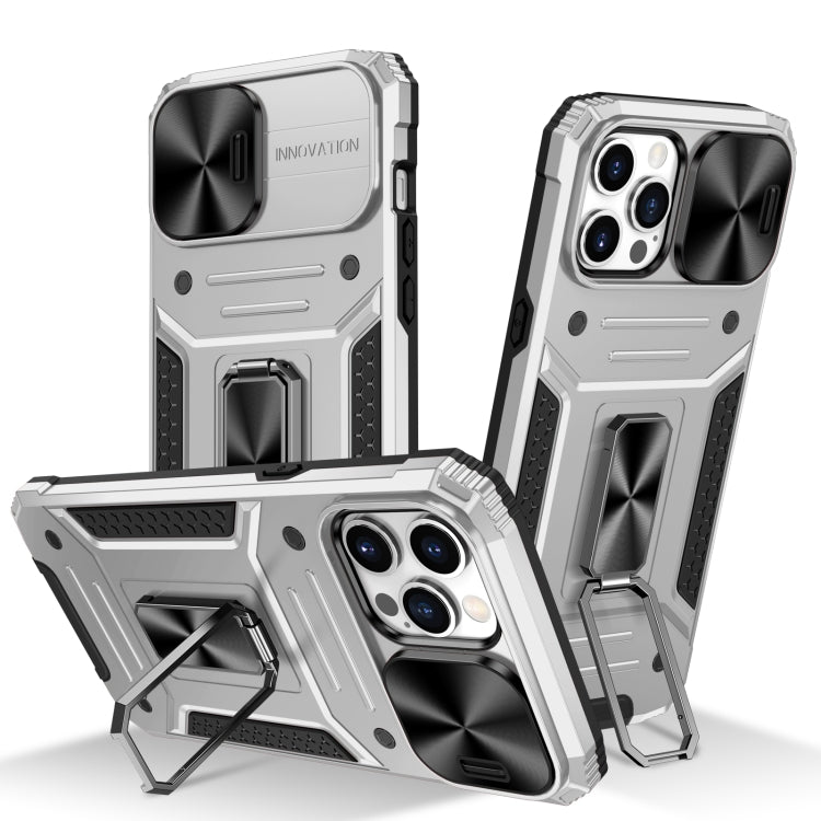 Camshield Robot TPU Hybrid PC Phone Case, For iPhone 13 Pro, For iPhone 13, For iPhone 12 / 12 Pro, For iPhone 12 Pro Max