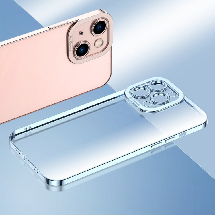 For iPhone 15 Electroplating TPU Phone Case(Black)