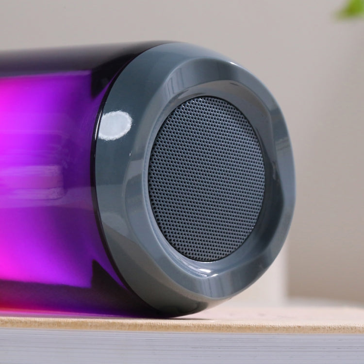 T&G TG651 Portable LED Wireless Bluetooth Speaker Outdoor TWS Subwoofer(Grey)