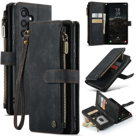 CaseMe C30 Card Slots Zipper Wallet Leather Phone Case, For Samsung Galaxy S24 5G, For Samsung Galaxy S23 FE, For Samsung Galaxy A24 4G, For Samsung Galaxy A23