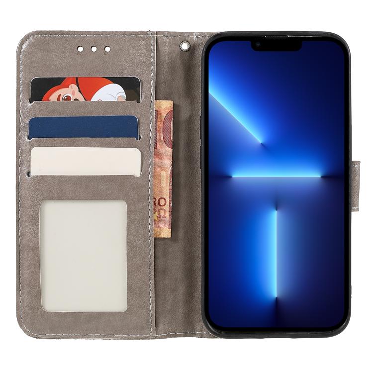 Lace Flower Embossing Flip Leather Phone Case, For iPhone Air, For iPhone 16 Pro Max, For iPhone 16 Pro, For iPhone 16 Plus