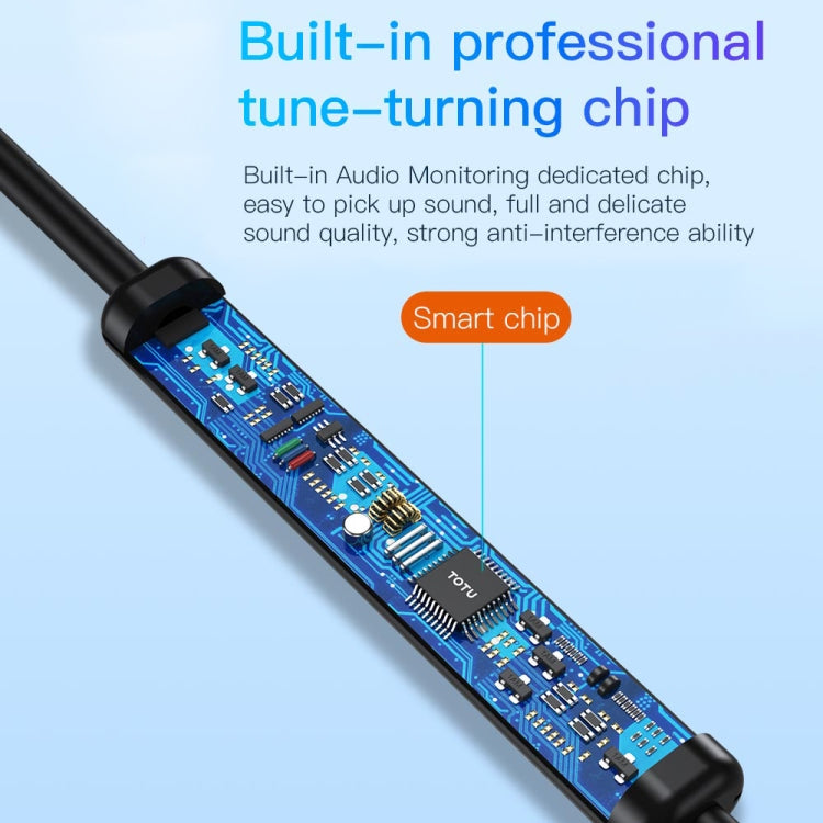 TOTU EP-3 In-Ear Wired Earphone Cable Length:1.2m, Plug Type:3.5mm(Black)