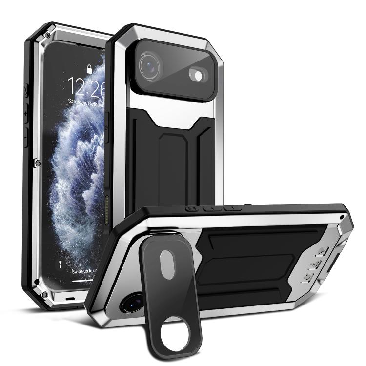 R-JUST Sliding Camera IP54 Life Waterproof Holder Phone Case, For iPhone 16 Pro, For iPhone 16 Plus, For iPhone 16, For iPhone 15 Pro Max, For iPhone 15 Pro, For iPhone 15 Plus
