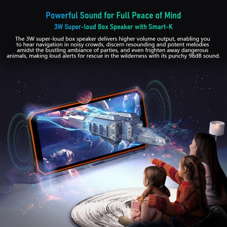 Blackview BV6200 Pro, 6GB+128GB, IP68/IP69K/MIL-STD-810H, 6.56 inch Android 13 MediaTek Helio P35 Octa Core, Network: 4G, OTG, NFC(Orange)