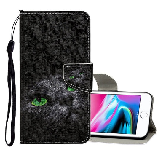 Colored Drawing Pattern Horizontal Flip Leather Case with Holder & Card Slots & Wallet, For iPhone 8 / 7, For iPhone 8 Plus / 7 Plus