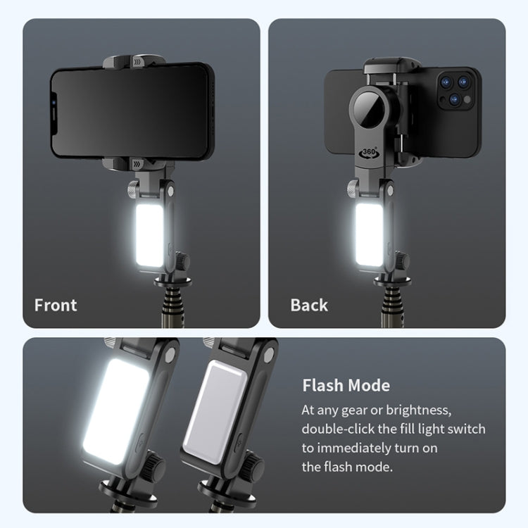 Q18 Desktop Intelligent Tracking Gimbal Stabilizer Multi-function Fill Light Selfie Stick, Q18