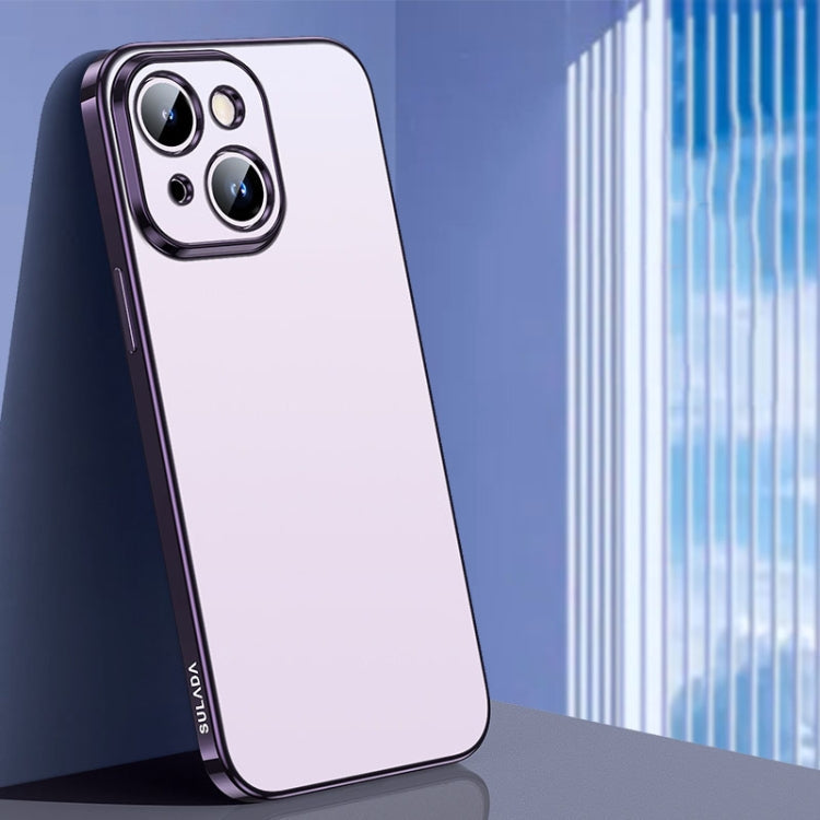 SULADA Electroplating Frosted TPU Phone Case, For iPhone 15 Pro Max, For iPhone 15 Pro, For iPhone 15 Plus