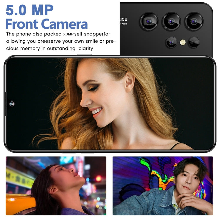 S23 Ultra / U19, 6.53 inch Screen, Face ID & Side Fingerprint Identification, Android 9.1 MTK6753 Octa Core, Network: 4G, Dual SIM, 3GB+64GB