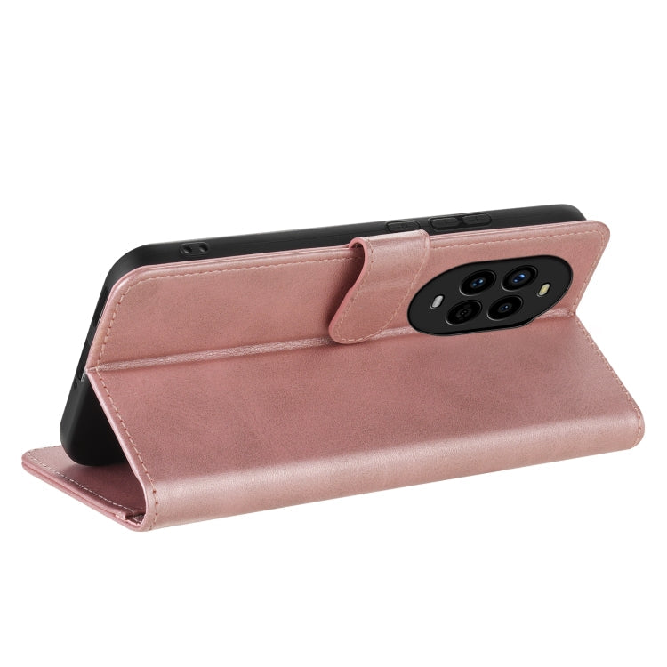 For Huawei nova 13 Pro AZNS Skin Feel Calf Texture Flip Leather Phone Case(Rose Gold)