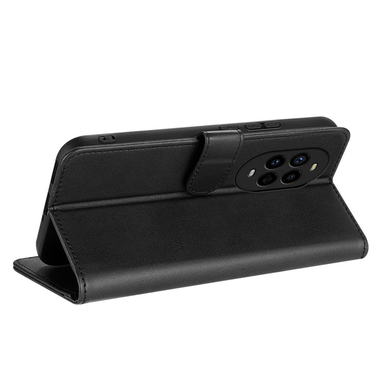 For Huawei nova 13 Pro AZNS Skin Feel Calf Texture Flip Leather Phone Case(Black)