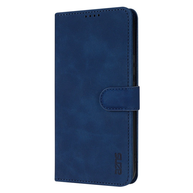 For Honor Magic7 AZNS Skin Feel Calf Texture Flip Leather Phone Case(Blue)