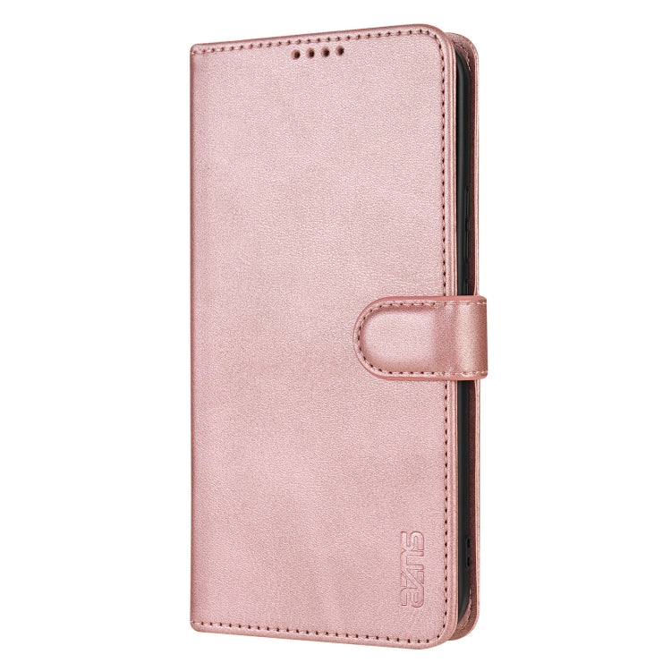For Honor Magic7 Pro AZNS Skin Feel Calf Texture Flip Leather Phone Case(Rose Gold)