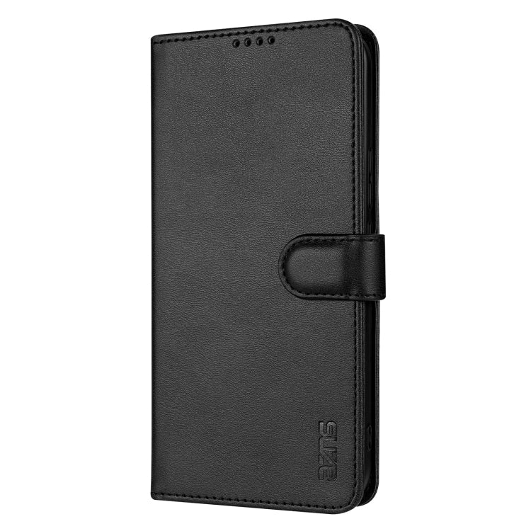 For Honor Magic7 Pro AZNS Skin Feel Calf Texture Flip Leather Phone Case(Black)