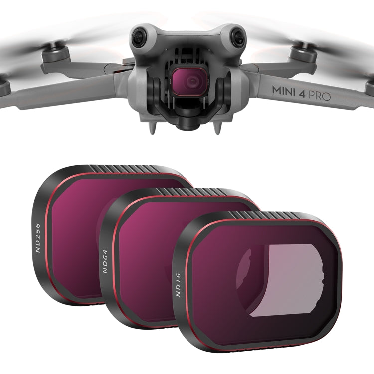 For DJI Mini 4 Pro STARTRC Drone Lens Filter, ND16/64/256, CPL ND8/16/32/64/256, CPL UV ND8/16/32/64