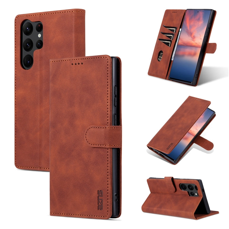 AZNS Skin Feel Calf Texture Flip Leather Phone Case, For Samsung Galaxy A24 4G / A25, For Samsung Galaxy S24 Ultra 5G, For Samsung Galaxy A55 5G, For Samsung Galaxy A35 5G