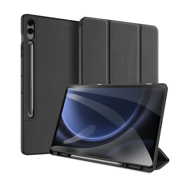 DUX DUCIS Domo Series Magnetic Flip Leather Tablet Case, For Samsung Galaxy Tab A11+ / A9+, For Samsung Galaxy Tab S9 FE / S10 FE, For Samsung Galaxy Tab S10 FE+, For Samsung Galaxy Tab S10+, For Samsung Galaxy Tab S9 FE+, For Samsung Galaxy Tab S10 Ultra