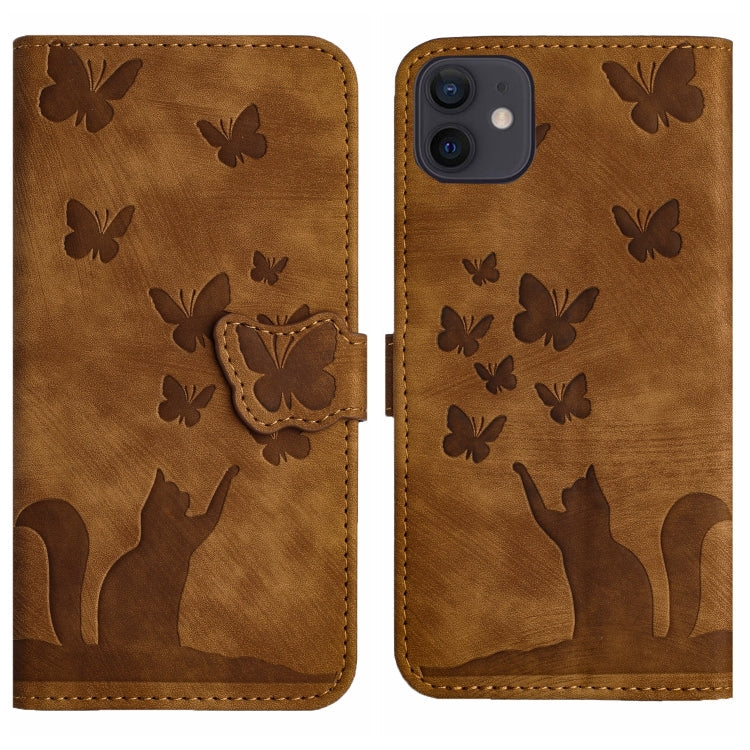Butterfly Cat Embossing Flip Leather Phone Case, For iPhone 11 Pro Max, For iPhone 11, For iPhone 11 Pro, For iPhone X / XS