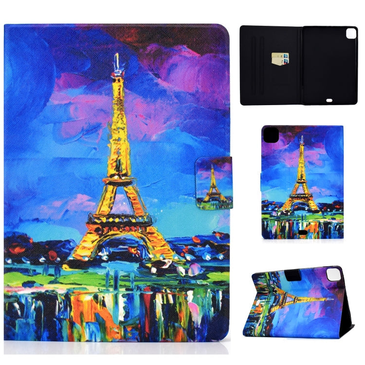 TPU Electric Pressed Horizontal Flip Leather Case with Holder & Card Slot & Sleep / Wake-up Function, For iPad 10.2 / 10.5 / iPad Air 10.5 2019, For iPad Air / Air 2  / iPad 9.7 2017 / 2018, For iPad Pro 11 2020 / 2018                                  ...